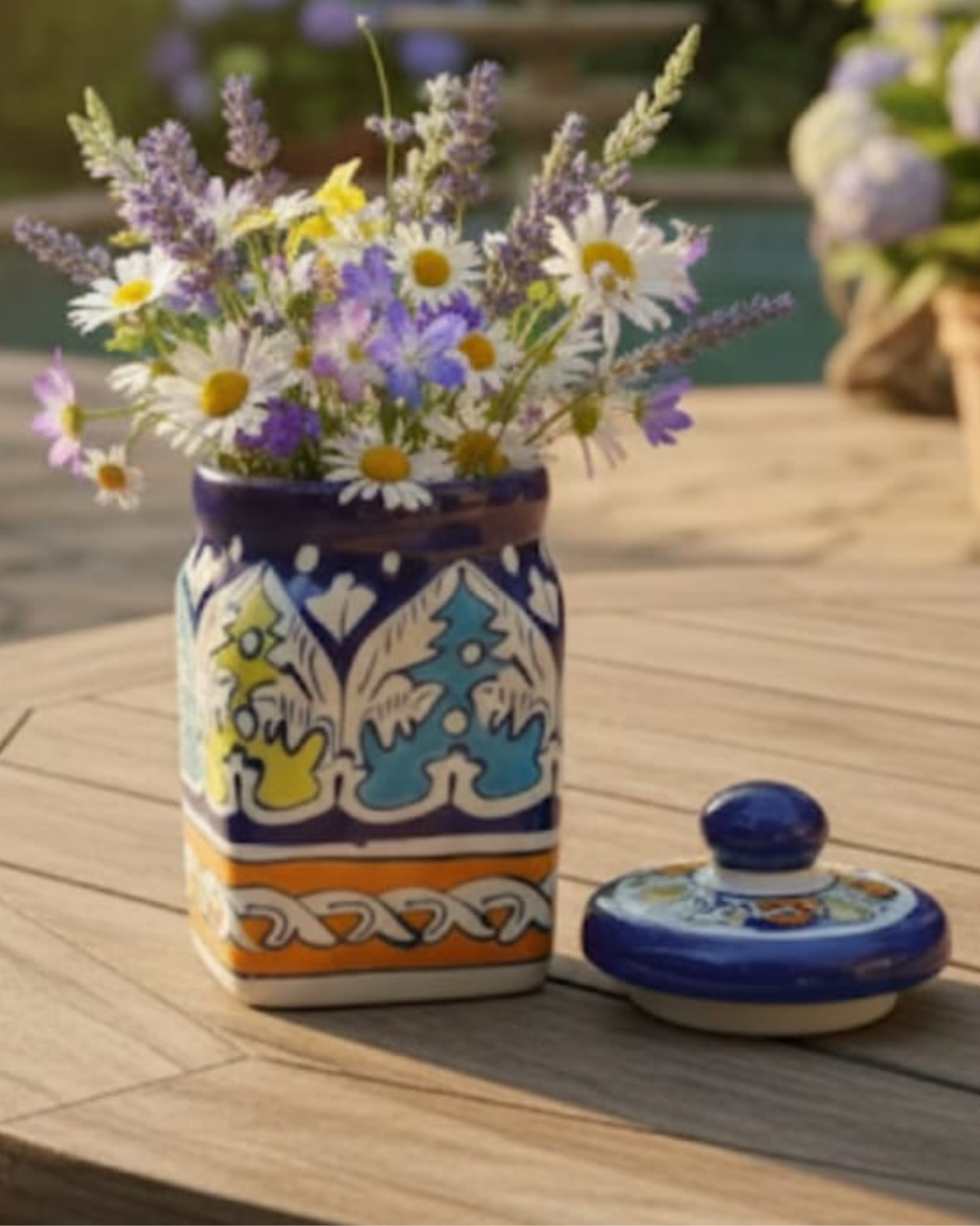 Hand Painted Jars
