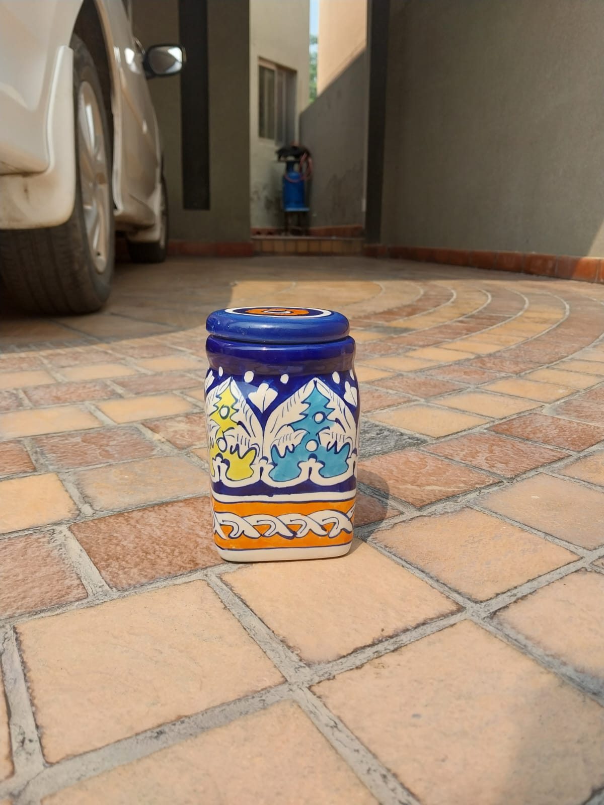 Hand Painted Jars